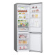 LG ref with bottom freezer, 203x60x68, ref-277l, freez.-110l, 2doors, A++, NF, inv, display ext, fresh zone, silver (GC-B509FNMW)