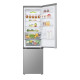 LG ref with bottom freezer, 203x60x68, ref-277l, freez.-110l, 2doors, A++, NF, inv, display ext, fresh zone, silver (GC-B509FNMW)