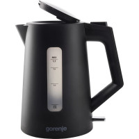 Gorenje Electric kettle, 1,7L, Strix, black matte (K17OPB)
