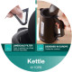 Gorenje Electric kettle, 1,7L, Strix, black matte (K17OPB)