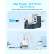 Зарядное устройство Anker 2xUSB-C + 2xUSB 50W white (A121EG21)