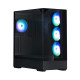 Zalman Корпус P40 Prism Plus без БЖ, 2xUSB3.0, 1x Type C, 3x120мм ARGB Reverse, 1x120мм ARGB, VGA 420мм, LCS ready, TG TG Side/Front/Top Panel, ATX, чорний (P40PRISMPLUSBLACK)