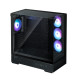 Zalman Корпус P40 Prism Plus без БЖ, 2xUSB3.0, 1x Type C, 3x120мм ARGB Reverse, 1x120мм ARGB, VGA 420мм, LCS ready, TG TG Side/Front/Top Panel, ATX, чорний (P40PRISMPLUSBLACK)