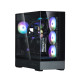 Zalman Корпус P40 Prism Plus без БЖ, 2xUSB3.0, 1x Type C, 3x120мм ARGB Reverse, 1x120мм ARGB, VGA 420мм, LCS ready, TG TG Side/Front/Top Panel, ATX, чорний (P40PRISMPLUSBLACK)