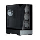 Zalman Корпус P40 Prism Plus без БЖ, 2xUSB3.0, 1x Type C, 3x120мм ARGB Reverse, 1x120мм ARGB, VGA 420мм, LCS ready, TG TG Side/Front/Top Panel, ATX, чорний (P40PRISMPLUSBLACK)