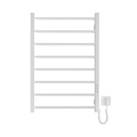 Hygge Family electric heated towel rail Leeds, 770x530x85mm, timer-regulator, steel, matte white (6.1.0802.06.WM)
