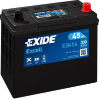 Exide Акумулятор Excell 12В 45А·год 330А R+ (EB454)