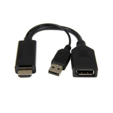 Переходник HDMI to DisplayPort, 4K 30Hz Cablexpert (A-HDMIM-DPF-01)