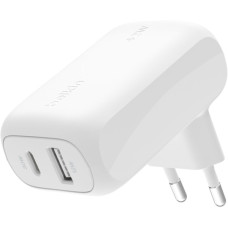 Зарядное устройство Belkin 42W USB-C PD PPS 30W USB-A 12W white (WCB009VFWH)
