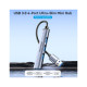 Концентратор Vention USB 3.0 to 1xUSB 3.0 + 3xUSB 2.0 0.15m gray (CKOHB)