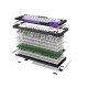 Клавиатура Hator Hellyberry HK75 Mechanical Linear RGB Wireless/Bluetooth/USB UA White/Violet (HK75_wireless)