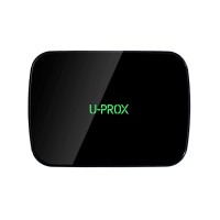 U-Prox Інтелектуальна централь MPX LE Black, ethernet, wi-fi, 2 LTE, фотоверифікація, бездротова, чорна (4820261371345)