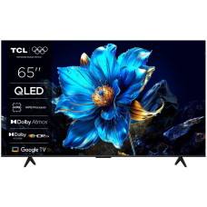 TCL Телевізор 65" QLED 4K 60Hz Smart Google TV Black (65P71K)