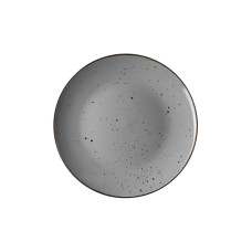 ARDESTO Тарілка обідня Bagheria, 26 см, Grey, кераміка (AR2926GREY)