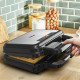 Tefal multi-maker UltraCompact 3in1 700W, teflon, 2 plates, device body-plastic, black-coppertino (SW383D10)