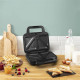 Tefal multi-maker UltraCompact 3in1 700W, teflon, 2 plates, device body-plastic, black-coppertino (SW383D10)