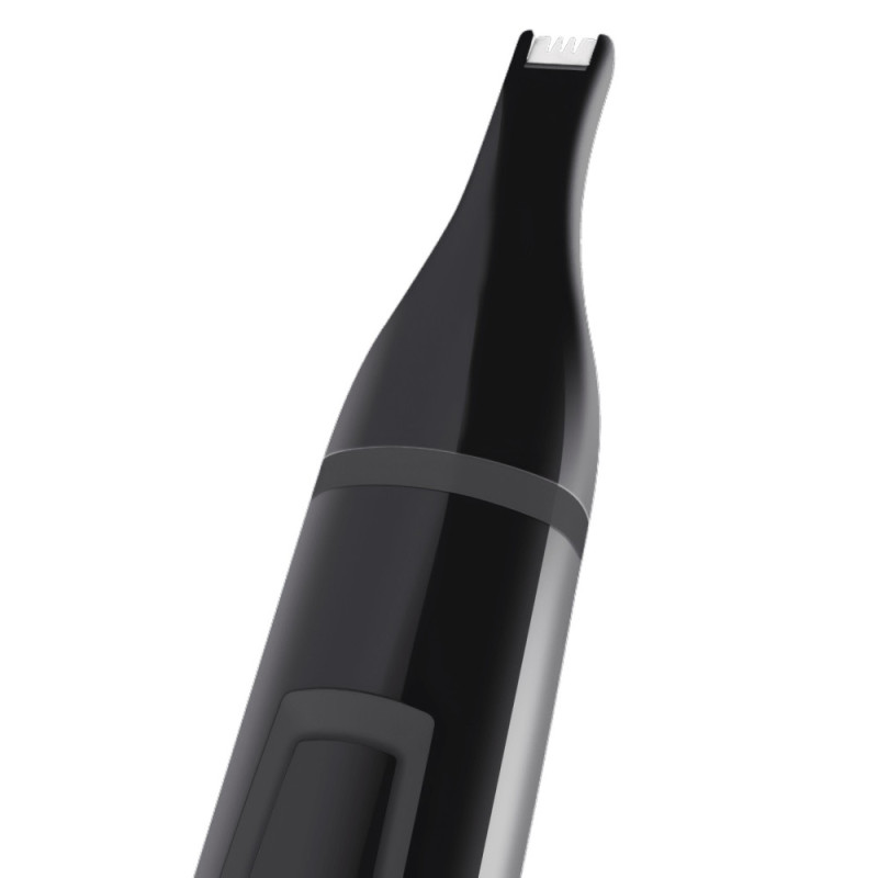 Remington trimmer Smart for nose and ears, ААх1, steel, black-blue (NE3150)