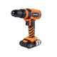 TEKHMANN Cordless screwdriver-drill TCD-18 Li 2.0 18V 1x2A·h 28Nm 0-350·1300rpm 1.3kg case (851219)