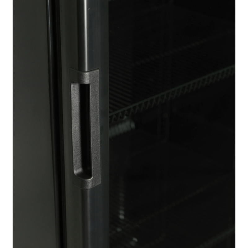 SNAIGE Display cooler, 173x60х60, 350L, shelves -5, 1 zone, bottles -154, 1door, ST, black (CD35DM-S3JJSD)