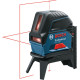 Bosch Нівелір лазерний GCL2-50+RM1+BM3 до 20м, ±0.3мм/м, 4AAx1.5В, IP54, чохол, мішеннь, кейс, 0.6кг (0.601.066.F02)