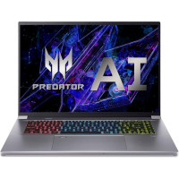 Acer Ноутбук Predator Triton Neo 16 PTN16-51 16" WQXGA 3.2K, Intel U9-185H, 32GB, F1TB, NVD4070-8, Lin, серебристый