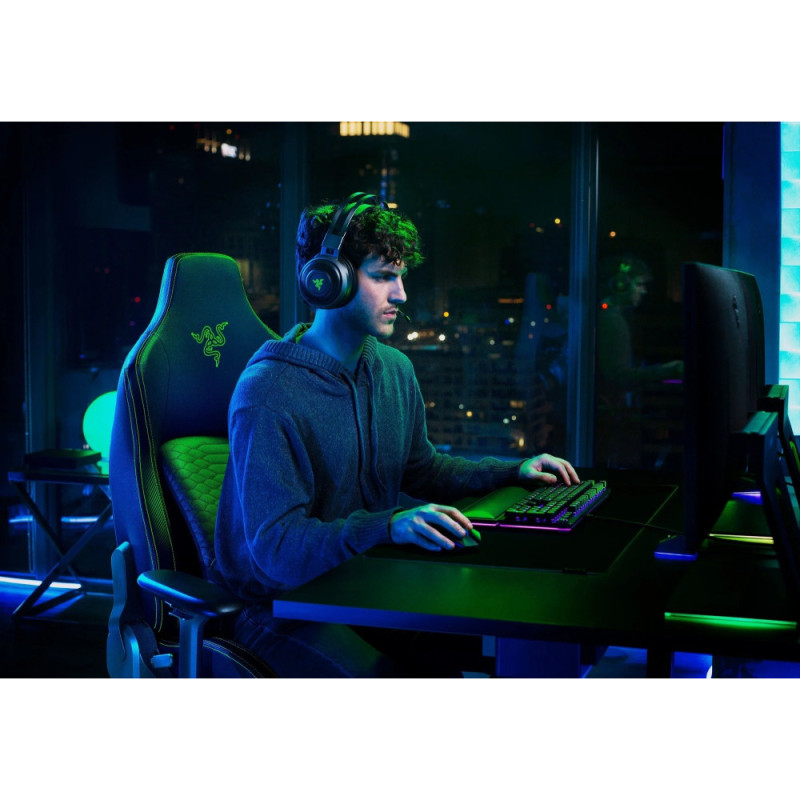 Razer chair Iskur Black/Green