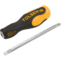 Tolsen Викрутка, РН2+SL6x1.2мм, сталь CrV (20042)