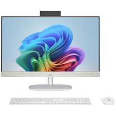 HP ПК моноблок All-in-One 27" FHD IPS AG, AMD R7-350 AI, 32GB, F2TB, UMA, WiFi, кл+м, Win11, белый (C31F6EA)