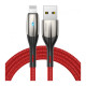 Дата кабель USB 2.0 AM to Lightning 1.0m 2.4A red Baseus (CALSP-B09)