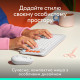 Мышка Logitech POP Mouse With Emoji Bluetooth Off-White (910-007411)