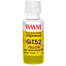 Чернила WWM HP GT52 100г Yellow, для Ink Tank 115/315/319 (H52Y)
