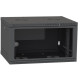 Шкаф настенный Ipcom 6U, 600*450, RAL9005 (СН-6U-060х045-ДС-9005)