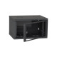 Шкаф настенный Ipcom 6U, 600*450, RAL9005 (СН-6U-060х045-ДС-9005)