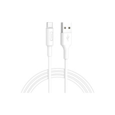 Дата кабель USB 2.0 AM to USB-C 1.0m 2A X25 white HOCO (6957531080152)