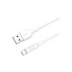 Дата кабель USB 2.0 AM to USB-C 1.0m 2A X25 white HOCO (6957531080152)