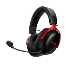 HyperX Гарнітура ігрова Cloud III S, WL/USB-A/USB-C, чорно-червоний (A59Z0AA)