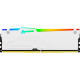 Модуль памяти для компьютера DDR5 16GB 5200 MHz FURY Beast White RGB Kingston Fury (ex.HyperX) (KF552C40BWA-16)