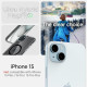 Spigen Чехол для Apple iPhone 15 Ultra Hybrid MagFit, Black (ACS06803)