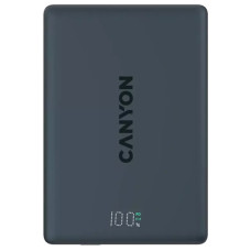 Батарея универсальная Canyon 5000mAh OnPower 500 PD20W Magnetic wireless MagSafe Black (CNS-CPB500B)