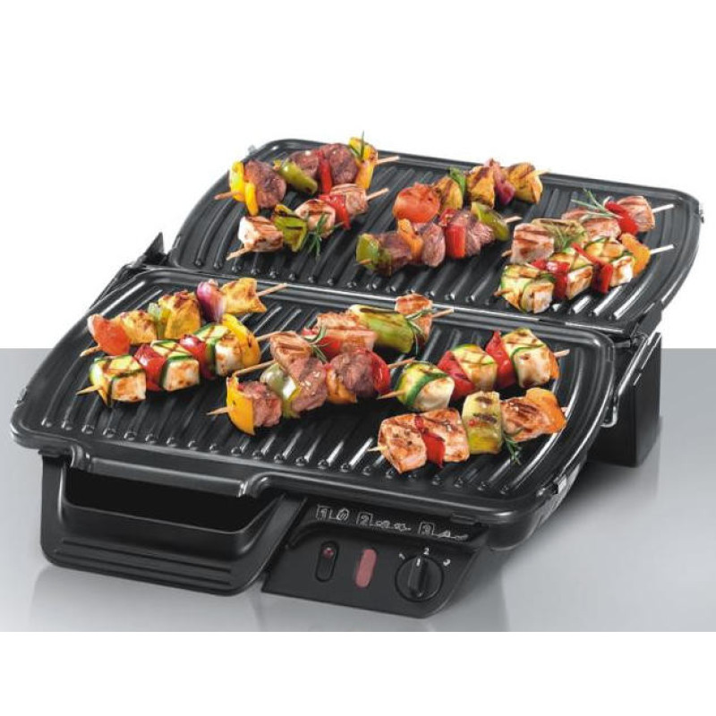 Tefal grill Tefal clamping Ultracompact, 2000W, temp. regimes-3, removable plates, 180degrees opening, metal (GC305012)