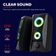 Trust Акустична система GXT 606 Javv 2.0, USB/AUX, RGB, чорний (25108_TRUST)
