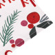 ARDESTO Tablecloth Happy Holidays 120х140cm, 90% polyester, 10% cotton, white holly (ART07HW)
