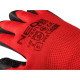 Neo Tools work gloves set of 12, polyester with latex coating, size 8, red-black (97-645-8)