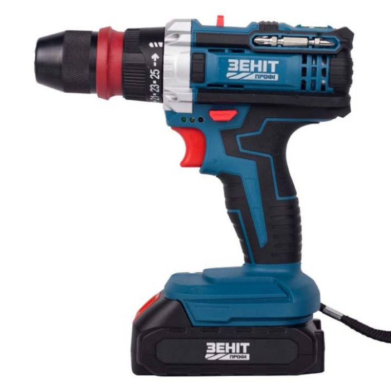 ZENIT Cordless screwdriver Profi ZPSHA-21/20 DFR 21V 2x2A-h 25Nm 350-1500rpm 1.2 kg (853783)