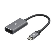 2E Adapter USB-C > DisplayPort, 0.2m, grey (2E-W1404)