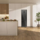 Gorenje Gorenje BF Ref, 203x66x60sm, 2 doors., 257(121)L, А+, Total NF, Fresh zone, Invertor, Ext. display, Wi-Fi, black (NRB620E61BX4WFE)