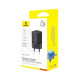 Зарядное устройство Baseus 1xUSB-C 25W GaN5 black (P10110909113-00)