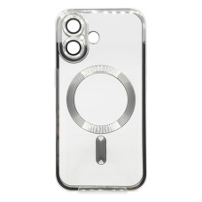 Чехол для мобильного телефона BeCover TPU Chrome Case MagSafe Apple iPhone 16 Silver (712073)
