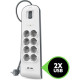 Сетевой фильтр питания Belkin BSV804VF2M-V2