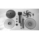 Philips Вентилятор підлоговий Series 1001, 45см, 47Вт, пульт ДК, опора кругла, ароматерапія, чорний (CX1520/01)